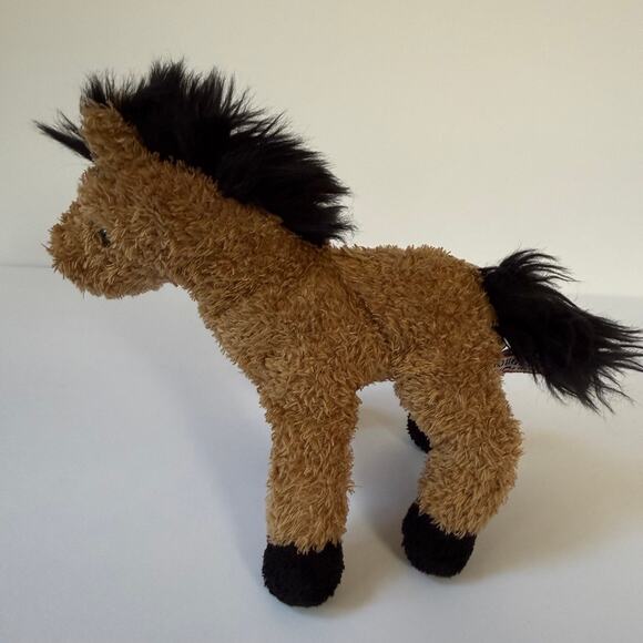 Douglas Cuddle Toy Tan Black Mane Buckskin Pony/Horse Plush Soft Stuffed Toy GUC - Picture 5 of 16